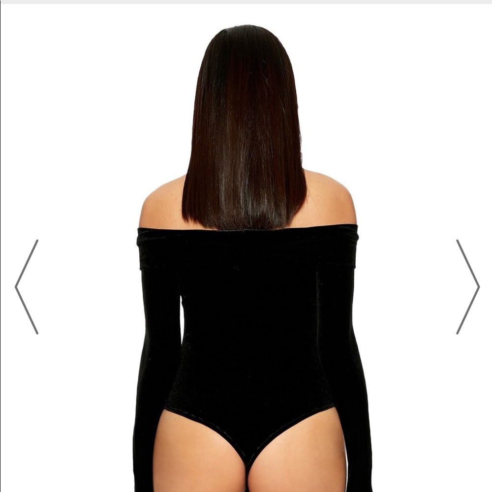 Naked Wardrobe long sleeve off shoulder bodysuit - Picture 8 of 8